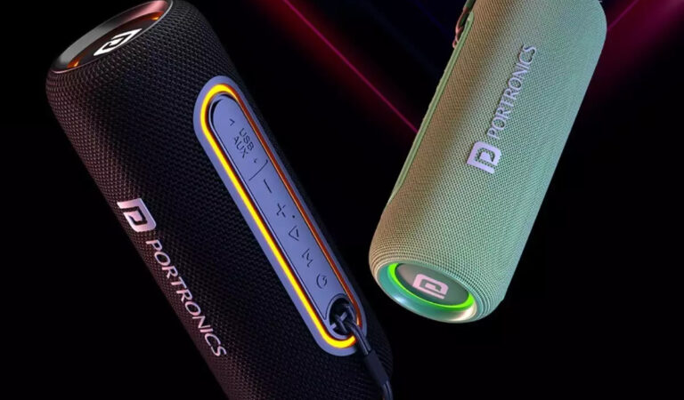 Introducing Portronics Resound 2 Speaker: A Vibrant Audio Experience with RGB Lights