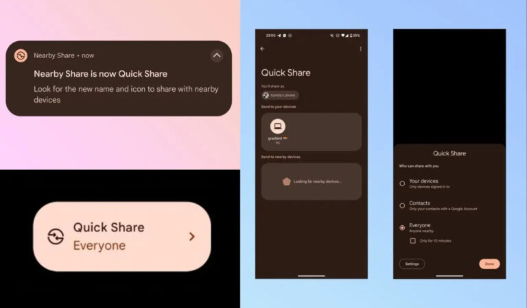 Android’s Nearby Share May Get Rebranded as ‘Quick Share’ by Google