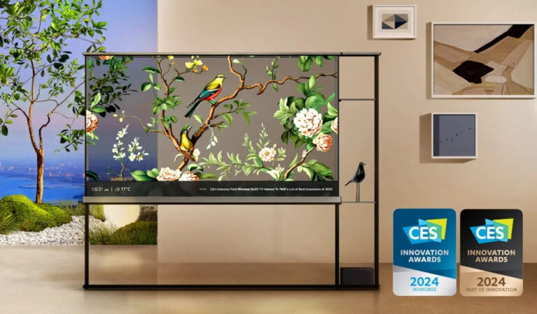 CES 2024: The LG Signature OLED T Transparent TV Unveiled