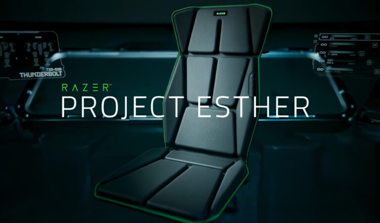 CES 2024: Experience Gaming Sensations with Razer Project Esther Haptic Cushions