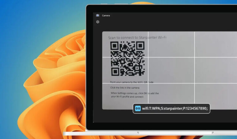 Windows 11 New Feature: Scan QR Codes for Wi-Fi Connectivity