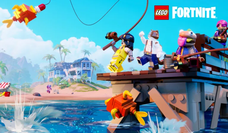 How to Fish in LEGO Fortnite