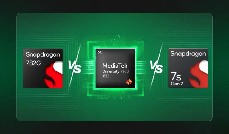 Dimensity 7200 Pro vs Snapdragon 7s Gen 2 vs Snapdragon 782G: Benchmark Performance