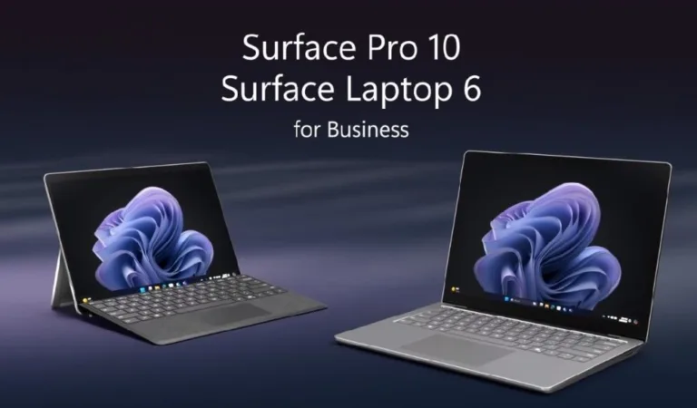 Microsoft Unveils Surface Pro 10 and Surface Laptop 6 for Business Users