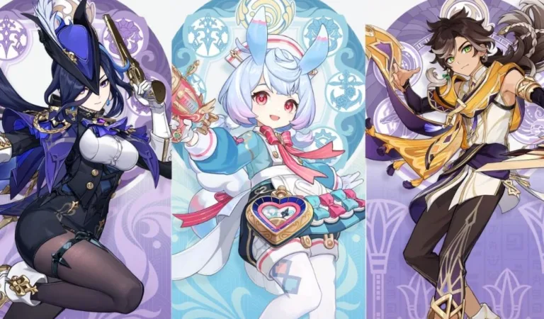 Genshin Impact’s 4.7 drip marketing campaign unveils three fresh characters.