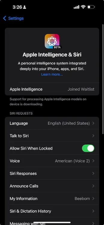 Apple-Intelligence-waitlist-joined-azmotech