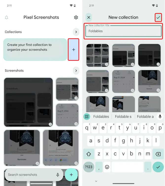 Name-Collections-folder-on-Screenshots-app-azmotech