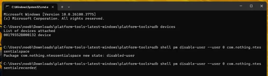 Enter-the-second-command-in-Windows-Terminal-to-disable-the-Essential-Recorder-app-azmotech