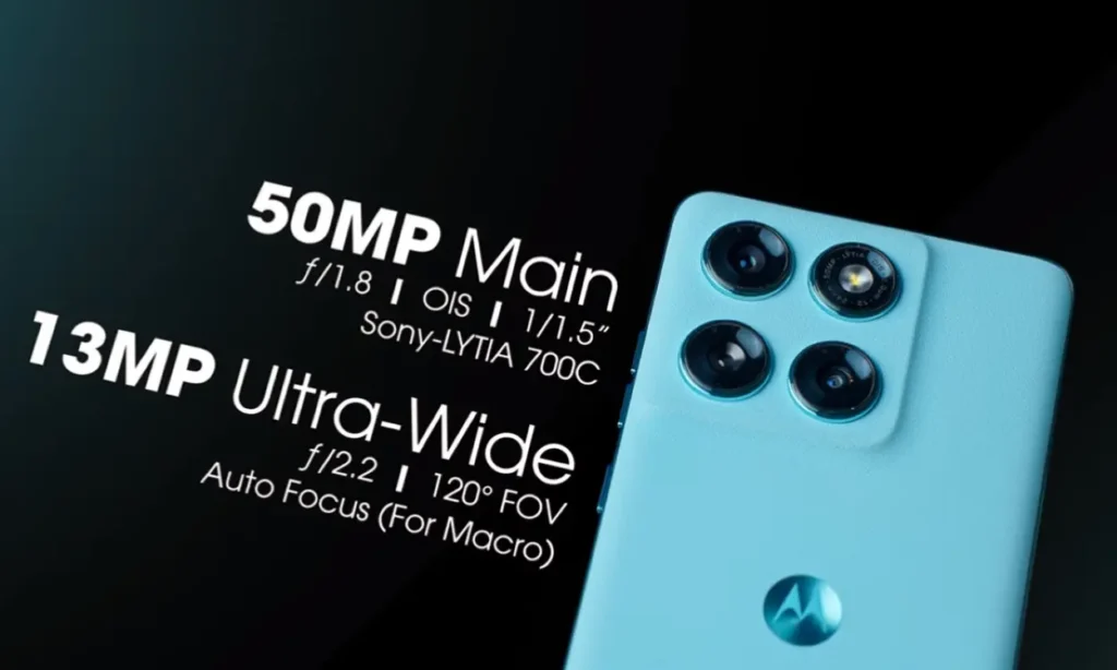 Motorola-Edge-60-with-its-Camera-Specs-mentioned-on-the-left-azmotech