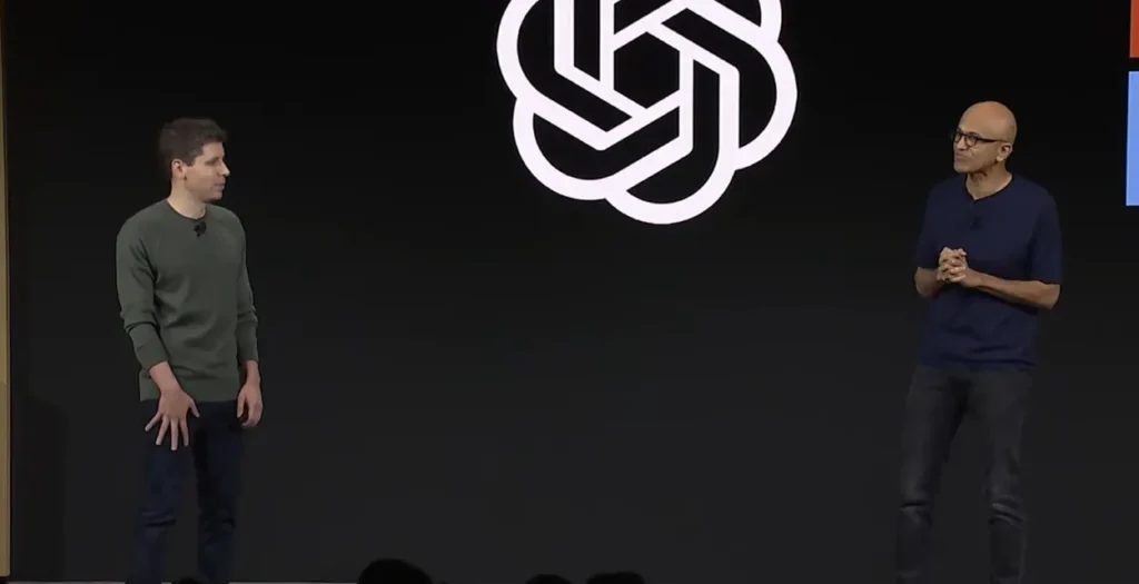 sam-altman-and-satya-nadella-on-stage-azmotech