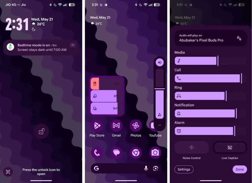 Android-16-QPR1-Beta-Lock-Screen-and-Volume-Controls-azmotech