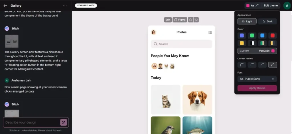 Designing-a-Gallery-App-on-Google-Stitch-azmotech
