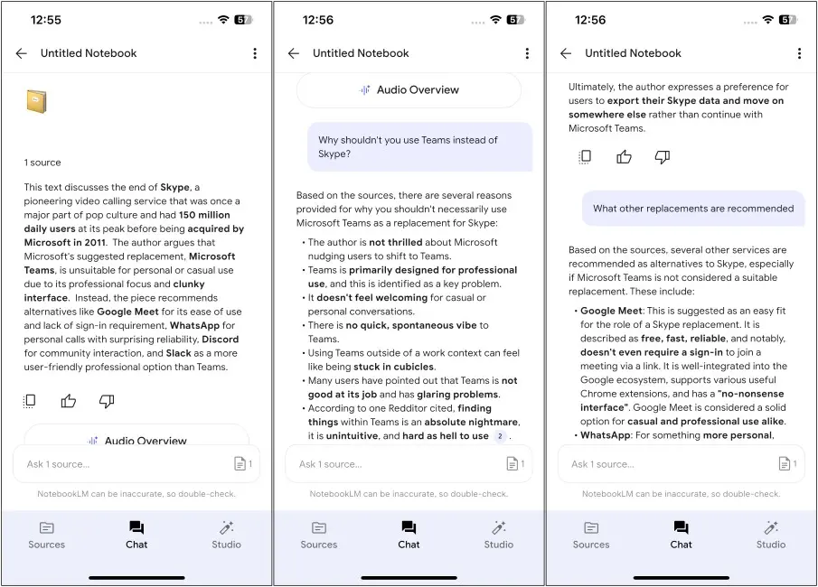 Source-Summary-and-follow-up-questiions-in-NotebookLM-azmotech
