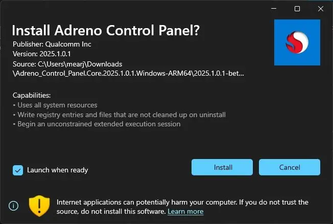 install-adreno-control-panel-on-windows-11-azmotech