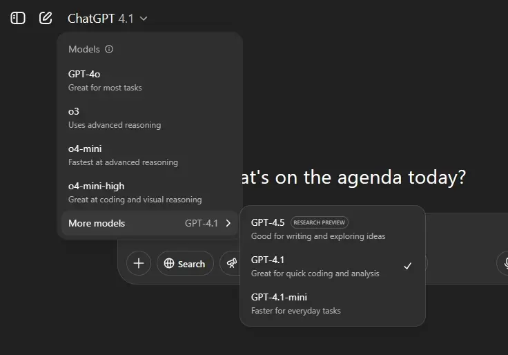 use-gpt-4.1-model-on-chatgpt-azmotech